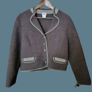 *Vintage Huber 100% Laine Wool Blazer/Jackets